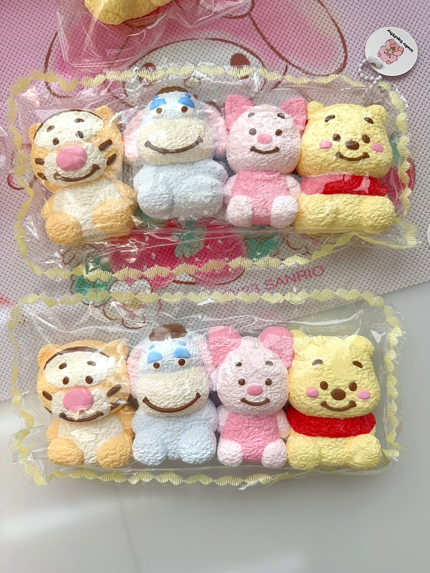 Winnie the pooh and his friend taba squishy
