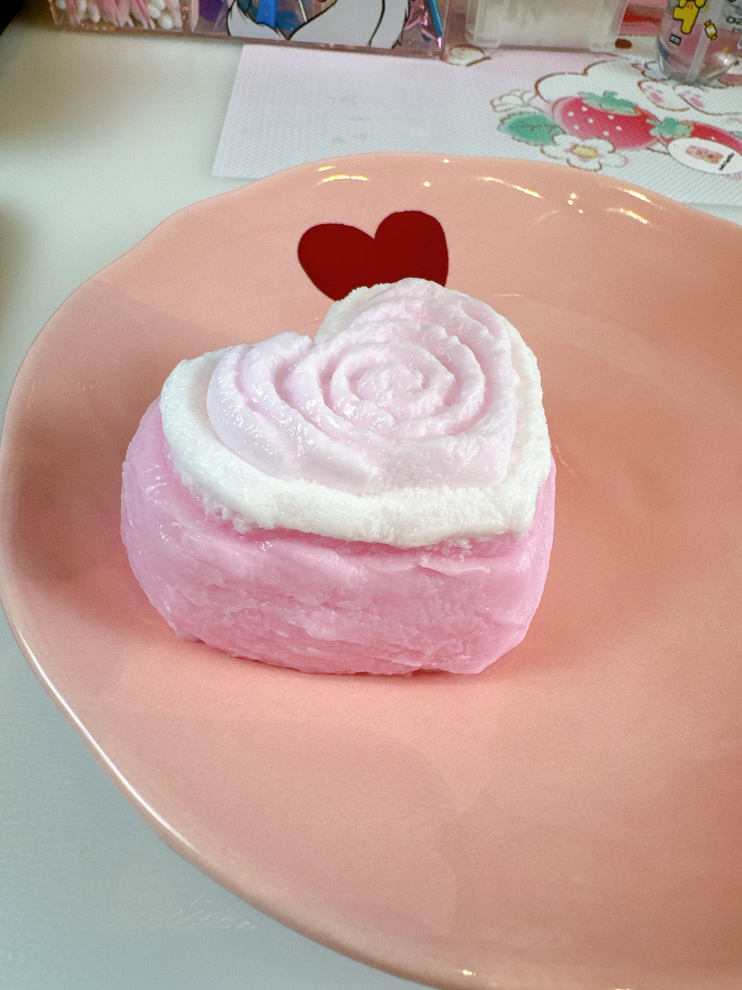 Heart Cake Taba Squishy