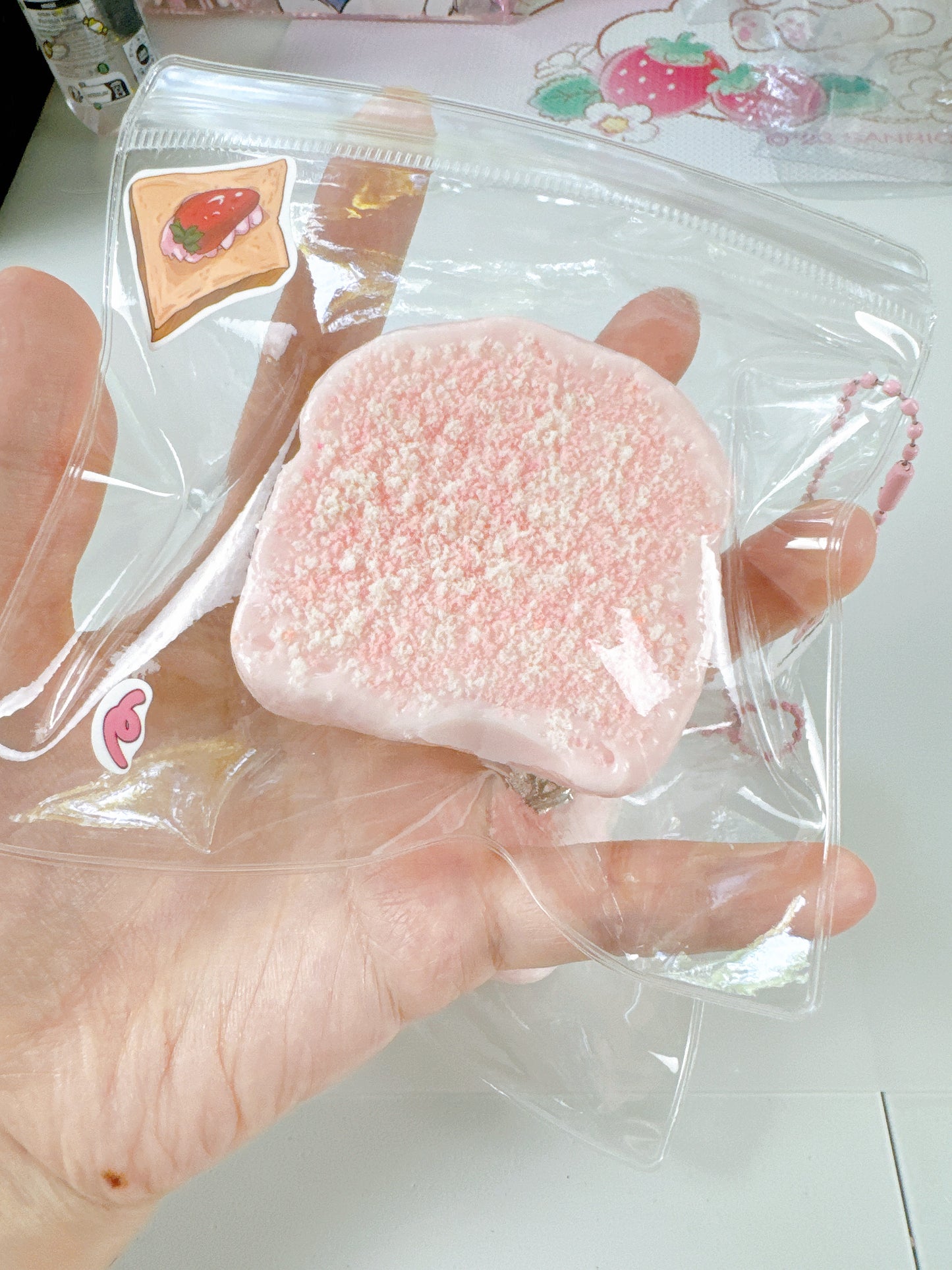 mini pink toast